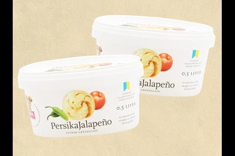 Sweden: Peach & Jalapeno Ice Cream